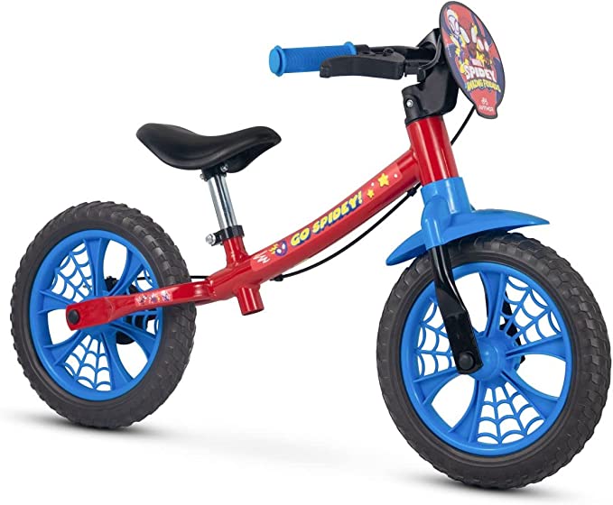 BIKE EQUILIBRIO INFANTIL Balance Bike sem Pedal Spider Man